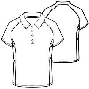 Fashion sewing patterns for MEN T-Shirts Base polo CS 695